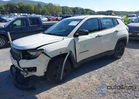 2018 Jeep Compass Sport Fwd from USA, damaged, VIN 3C4NJCAB3JT263396